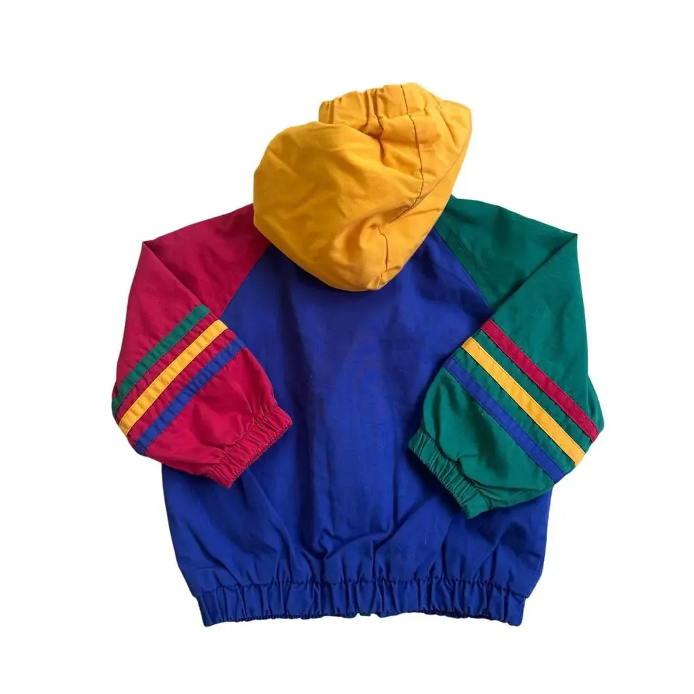 Vtg 1980s 1990s Weather Tamer Colorblock Baseball Jacket